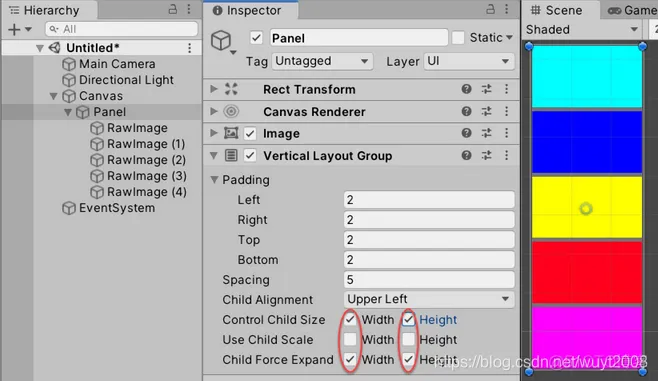 Unity2019学习：常用功能--Unity UI自动布局相关组件_Layout_06